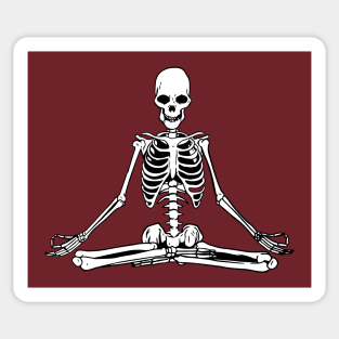 Halloween meditation Sticker